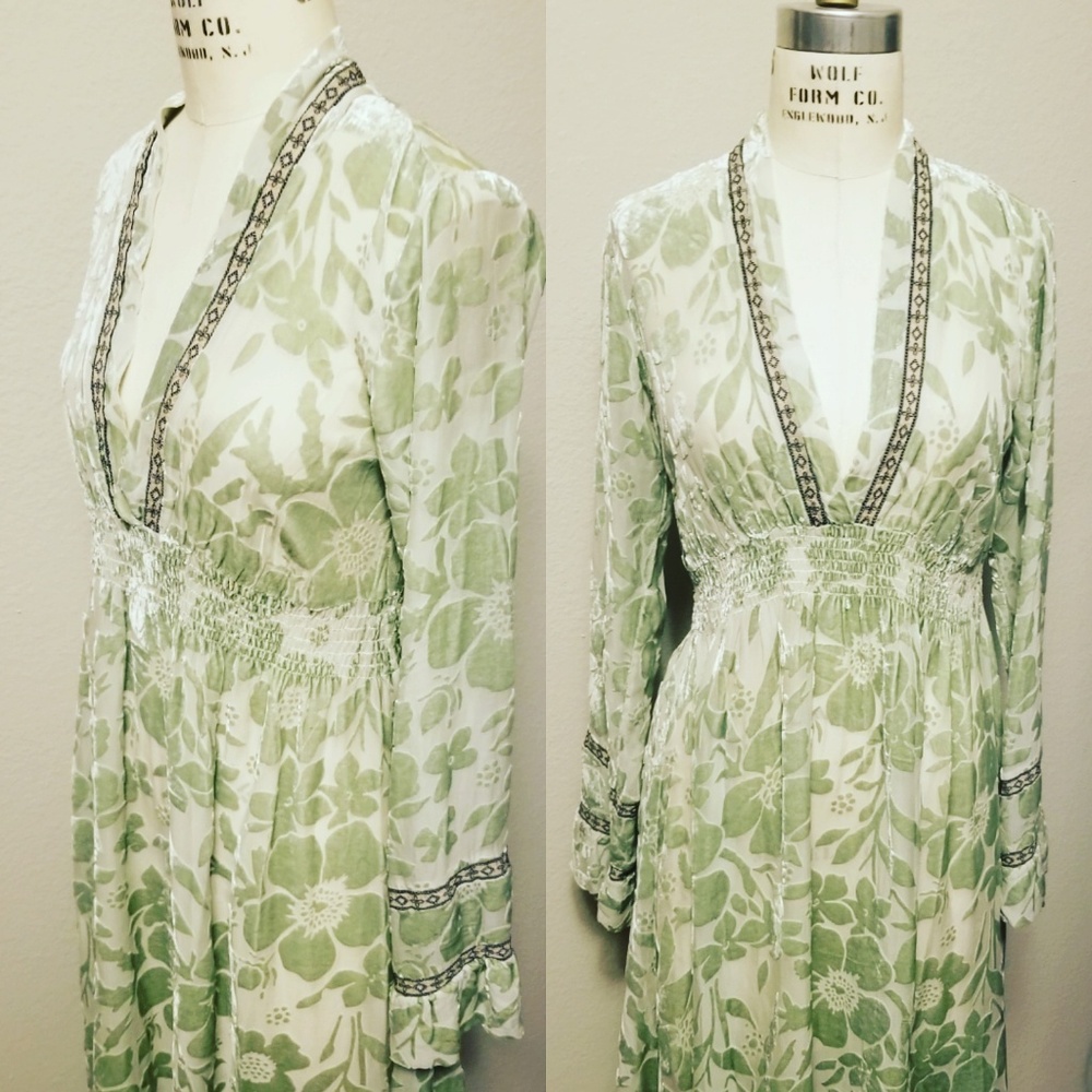 Johnny Was Boho Style, Empire Waist Dress - XS